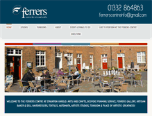 Tablet Screenshot of ferrerscentre.co.uk